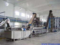 水果 蔬菜生產(chǎn)線 寧波象山正廣食品機(jī)械